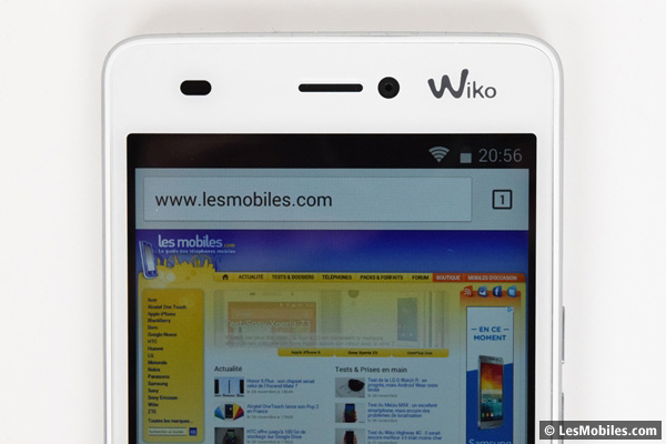 Wiko Highway Signs : écran