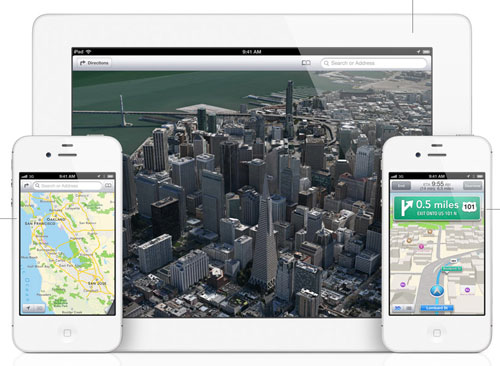 Apple iOS 6 : l'iPhone 4 et le 3GS ne profiteront pas de la nouvelle fonction Flyover et de la navigation GPS 