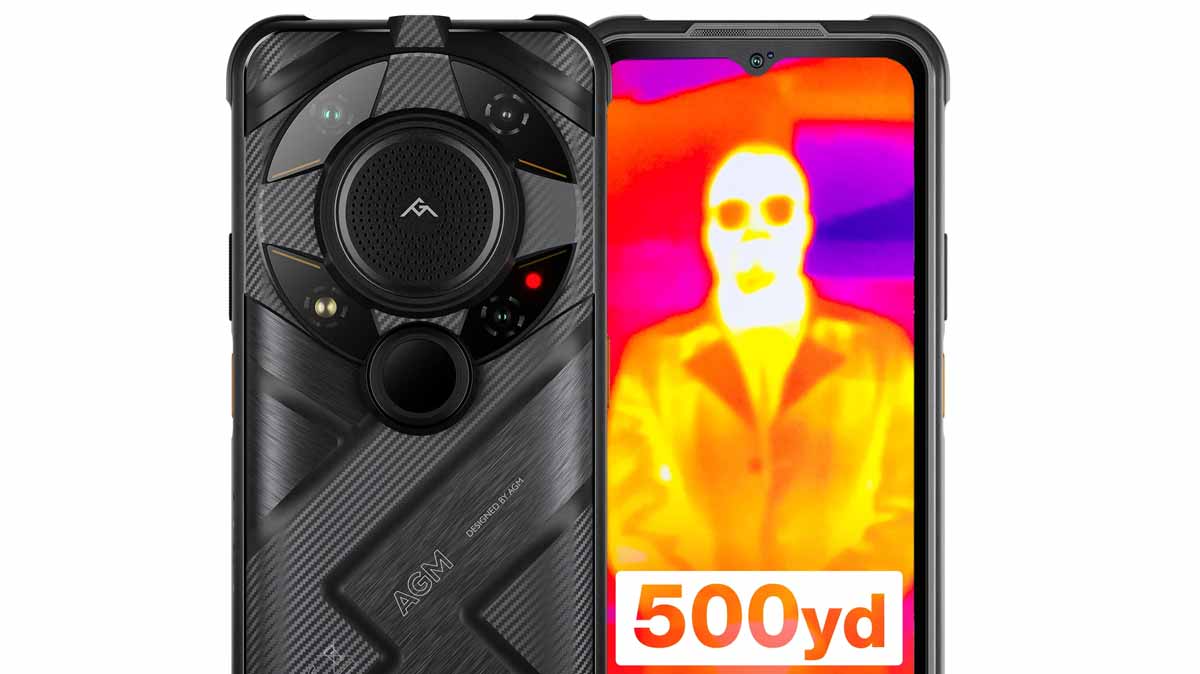 Test du smartphone endurci AGM Mobile G2 Guardian : ultra résistant avec une caméra à vision nocturne et une autre thermique qui peut voir jusqu’à plusieurs centaines de mètres