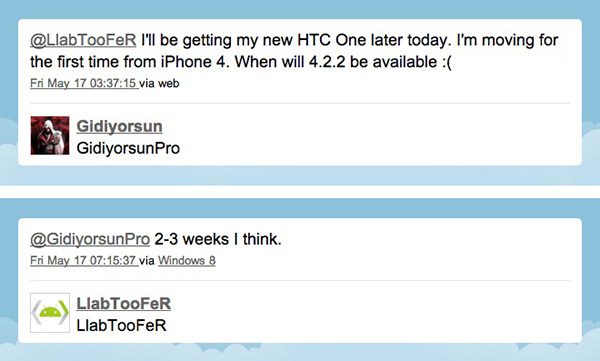 HTC One : la mise à jour Android 4.2 Jelly Bean serait disponible d'ici « 2 à 3 semaines »