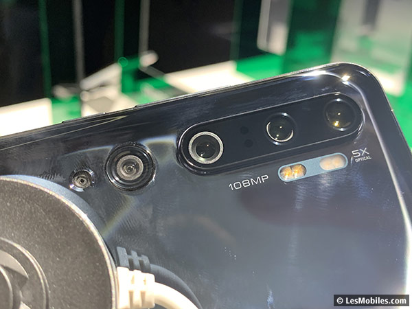 Xiaomi Mi Note 10 : 5 capteurs photo