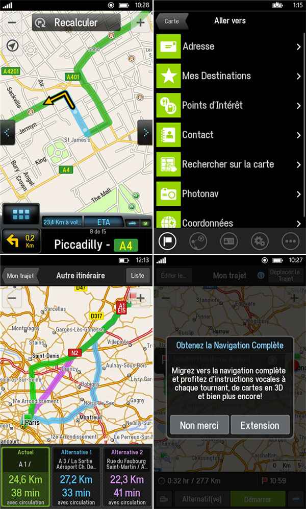 L'appli de guidage GPS CoPilot Live disponible sur Windows Phone 8