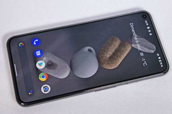 Test Google Pixel 5 : son écran