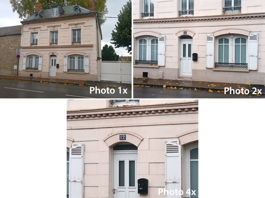 Photo zoom avec le TCL 20 R 5G