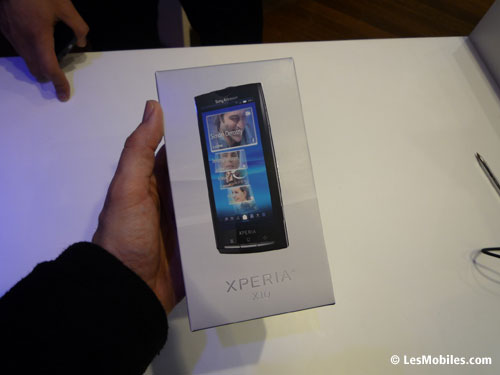 Le Sony Ericsson Xperia X10 est arrivé !