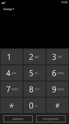Nokia Lumia 1520 : appel