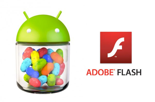 Android 4.1 Jelly Bean finalement compatible avec la technologie Flash, mais...