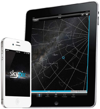Le ciel à portée de main avec l'application Skypix