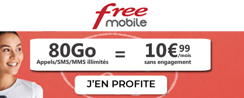 promo Free Mobile 80Go