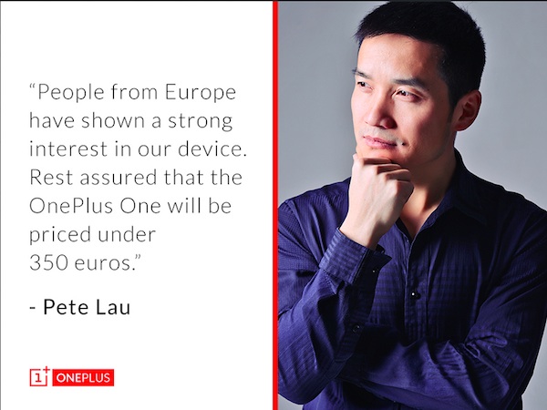OnePlus One : enfin un prix en euro pour ce concurrent du Nexus 5
