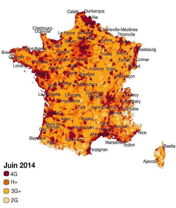 Orange est sur le point de dépasser « le plus grand réseau 4G de France » de Bouygues Telecom