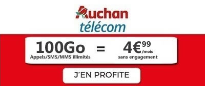 Forfait 100Go Auchan Telecom