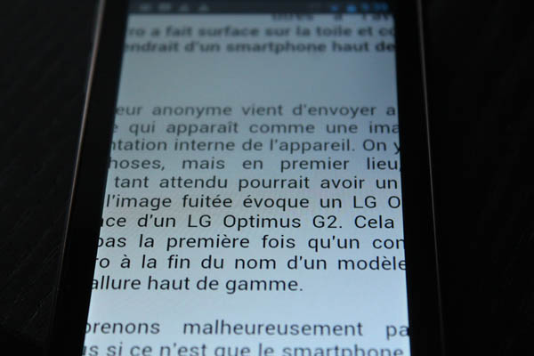 Wiko Cink Slim : navigateur web