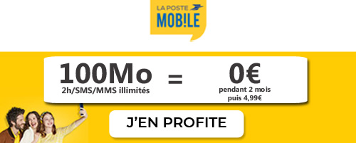 Forfait La poste Mobile 2h