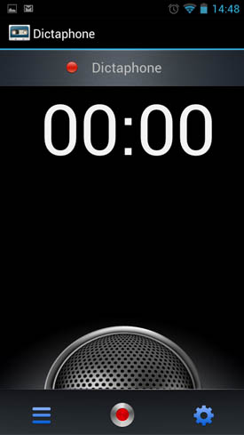 Wiko Cink Peax : dictaphone