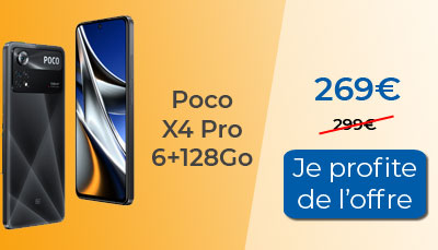 Poco X4 pro 128Go Amazon