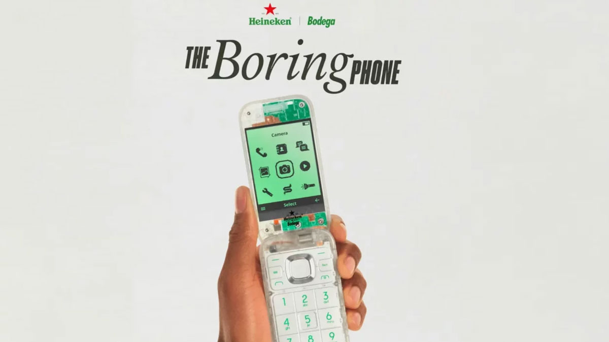 Un retour aux sources avec le "Boring Phone" de Heineken, une expérience de déconnexion