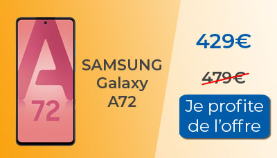 Samsung Galaxy A72 à 429?