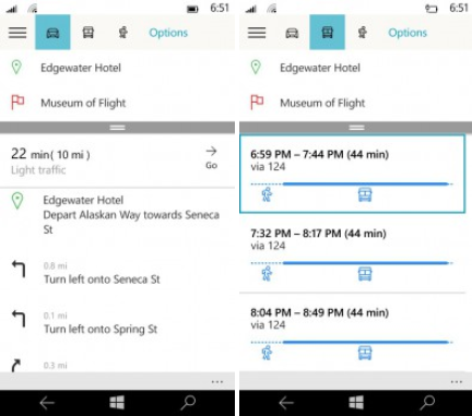 Maps pour Windows 10
