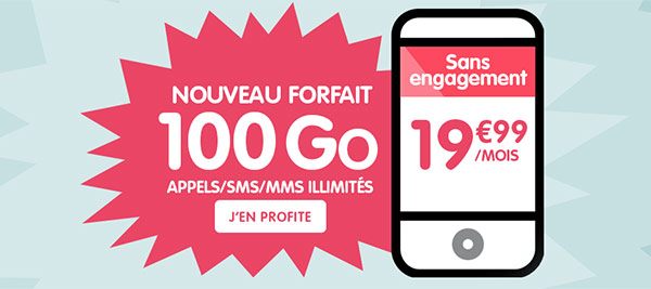 NRJ Mobile lance son forfait Woot 100 Go à 19,99 euros