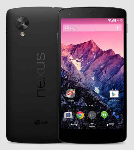 Google Nexus 5 : lancement surprise, avec Android 4.4 KitKat