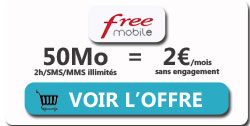 forfait Free 2 euros