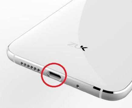 ZUK Z1 : un rendu presse confirme la présence du port USB-C