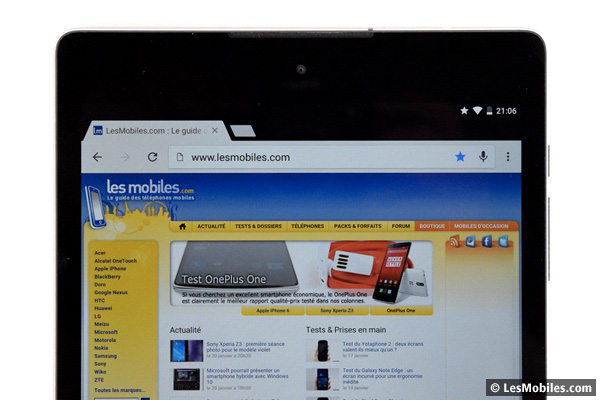 Nexus 9 prise en main