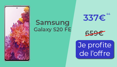 Promotion Samsung Galaxy S20 FE