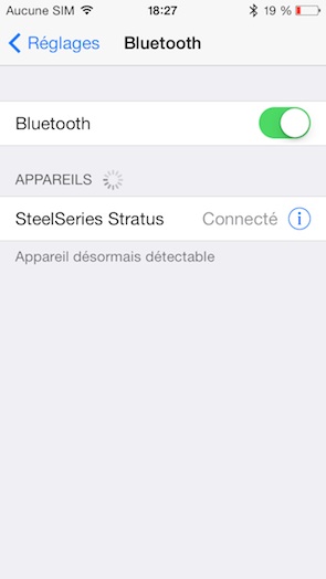 Steelseries Stratus : jumelage partie 2