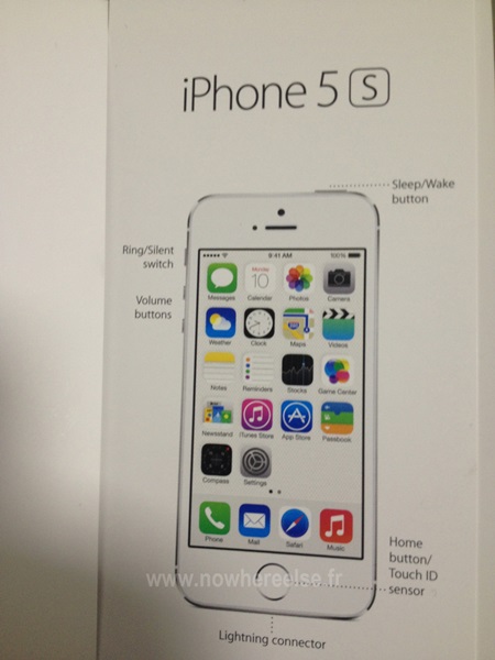 iPhone 5S : son guide de démarrage confirme un capteur biométrique dans le bouton Home