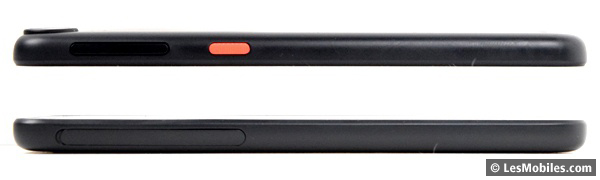 HTC Desire 530 : gauche/droite