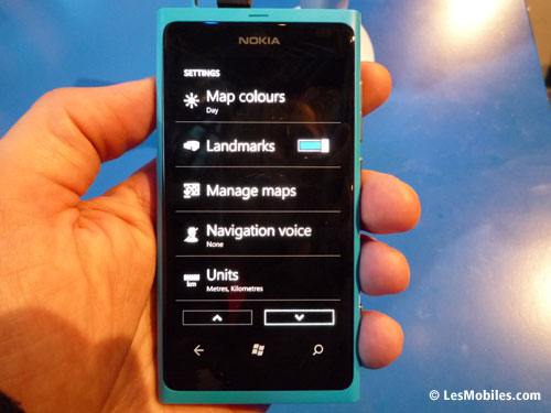 Nokia Drive sur Windows Phone