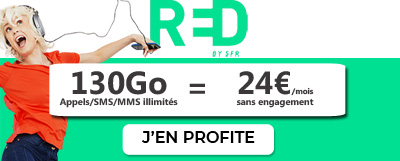 Forfait RED 130Go 5G