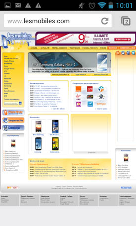 Wiko Cink Slim : navigateur