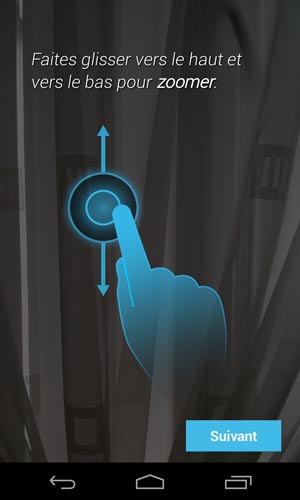 Interface fonction photo du Motorola Moto X