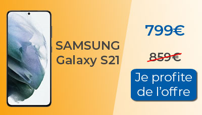 Le Samsung Galaxy S21 est à 799? chez Boulanger