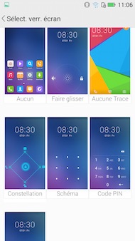 Hisense H910 interface