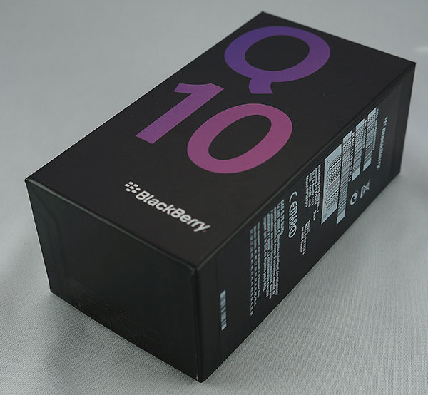 BlackBerry Q10 : boite du smartphone