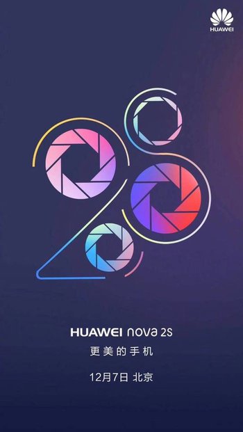 Huawei présentera le Nova 2S le 7 décembre