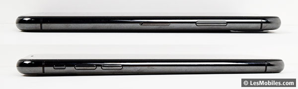 Apple iPhone XS gauche/droite
