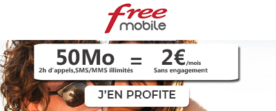 Free Mobile 50 Mo pour 2?