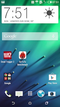 HTC One mini 2 interface