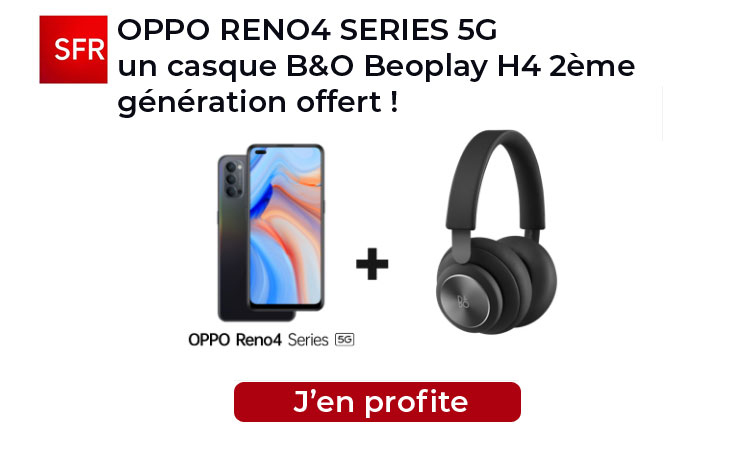 Un casque B&O BeoPlay H4 offert pour tout achat d’un smartphone Oppo Reno 4