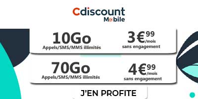 promos forfaits cdiscount mobile