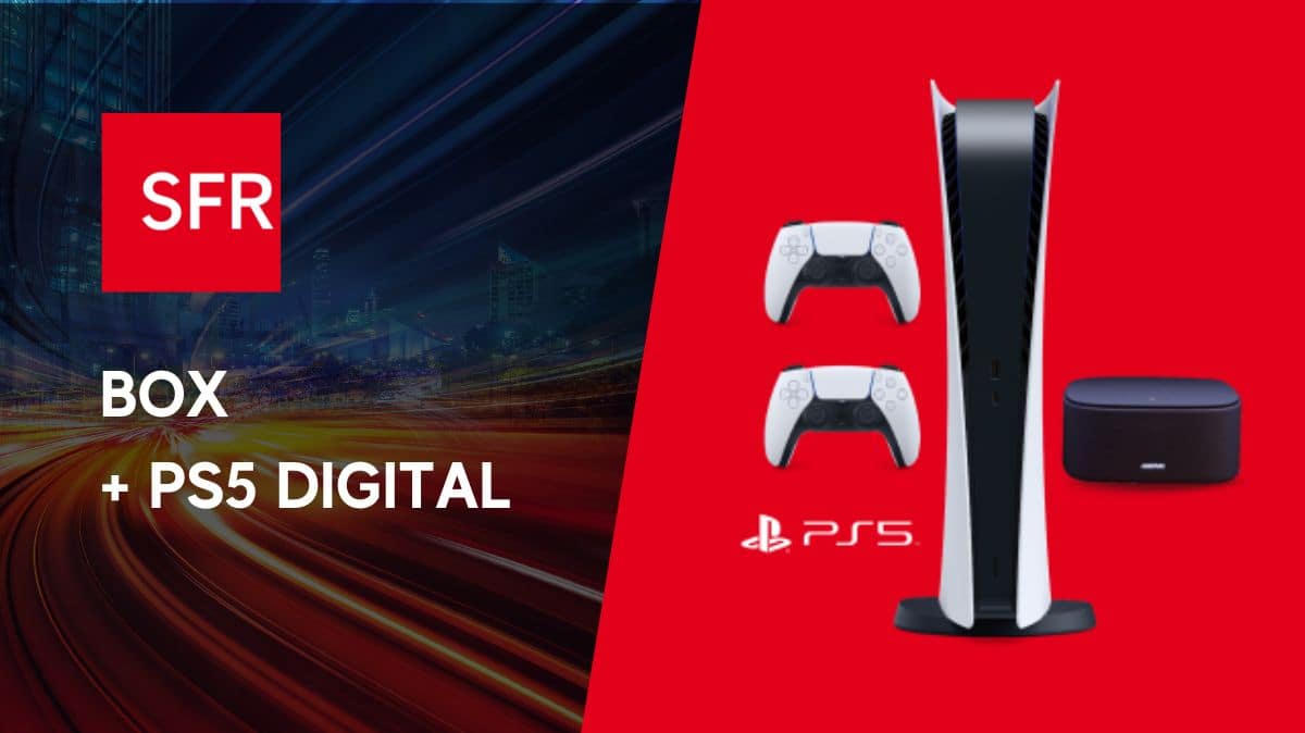 L'incroyable Série Limitée SFR Box + PlayStation 5 est de retour avec, en prime, un forfait 5G 200 Go à prix canon : ne passez pas à côté !