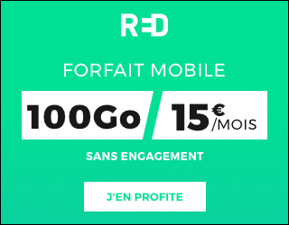 Forfait RED by SFR 100 Go à 15?/mois