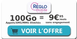 Forfait 100 Go Réglo Mobile