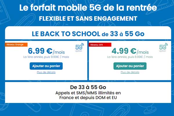 Dernier jour pour saisir le forfait mobile YouPrice avec 33Go sur le réseau Orange ou SFR dès 4.99€