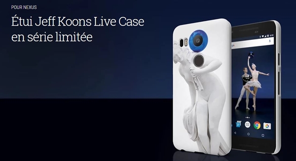 Google s'associe à l'artiste Jeff Koons pour une série limitée de Live Cases